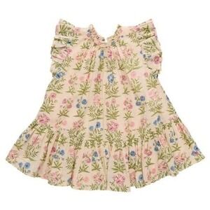 Pink Chicken Harper Dress Leafy Floral Size 5Y New With Tags